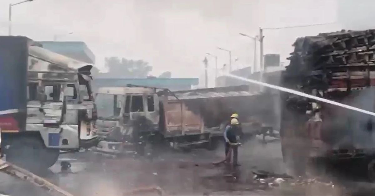 Chemical Truck Collision Sparks Fire, Leaves 5 Dead and 37 Injured' in Jaipur Citizen News Daily