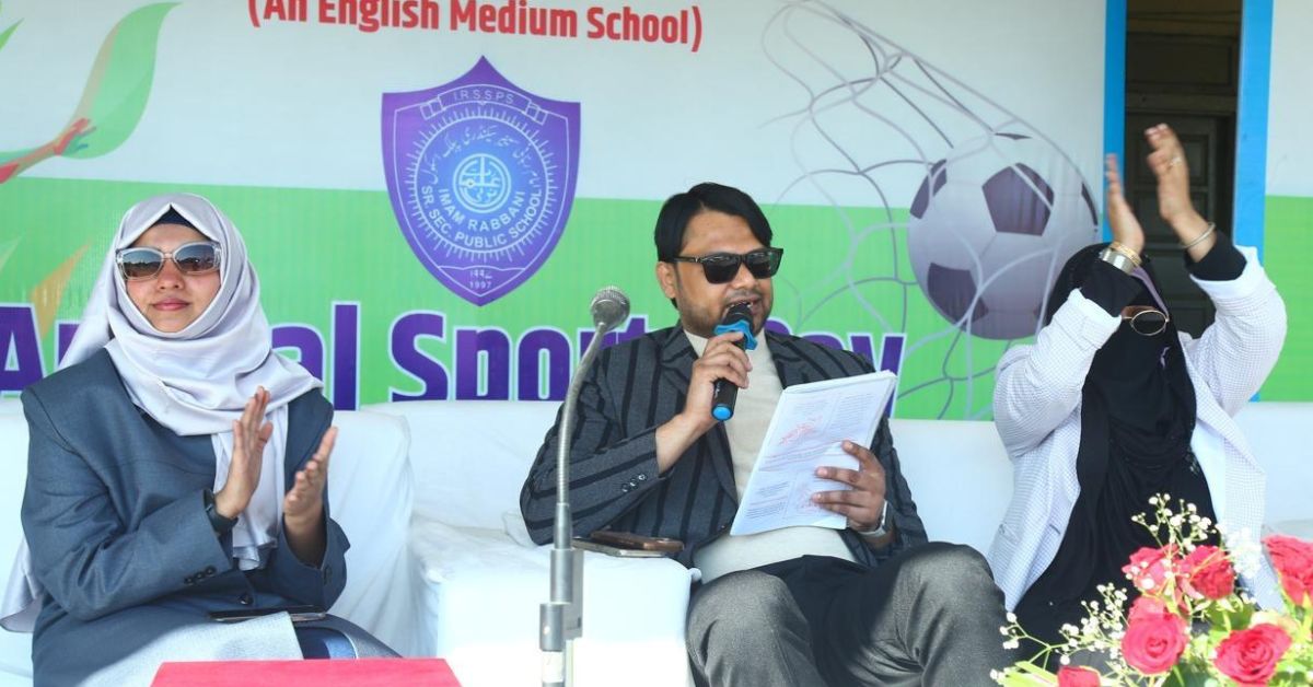 Dr. Mohammed Shoaib and Dr. Samra Sultana at Imam Rabbani Group of Schools Annual Sports Day 2024