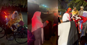 Dr. Samra Sultana and Maulana Mohammed Fazlurrahim Sahab during the Blanket distribution (1)