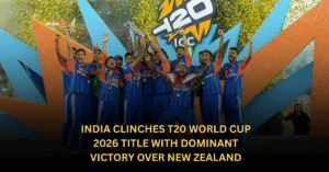 India Clinches T20 World Cup 2026 Title With Dominant Victory Over New Zealand
