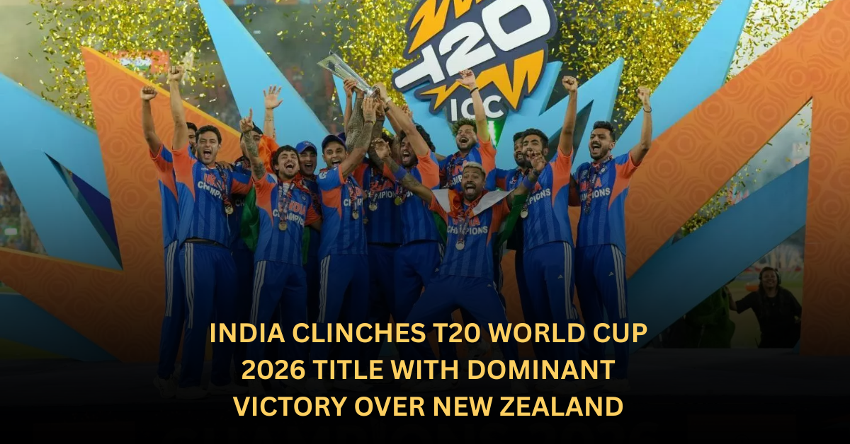 India Clinches T20 World Cup 2026 Title With Dominant Victory Over New Zealand